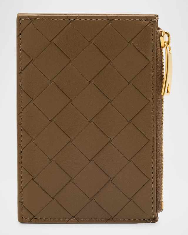 Zip Leather Card Case